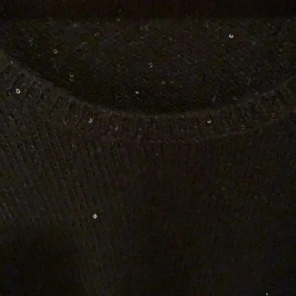 Black Sweater With Glitter Beads - Picture 5 of 6